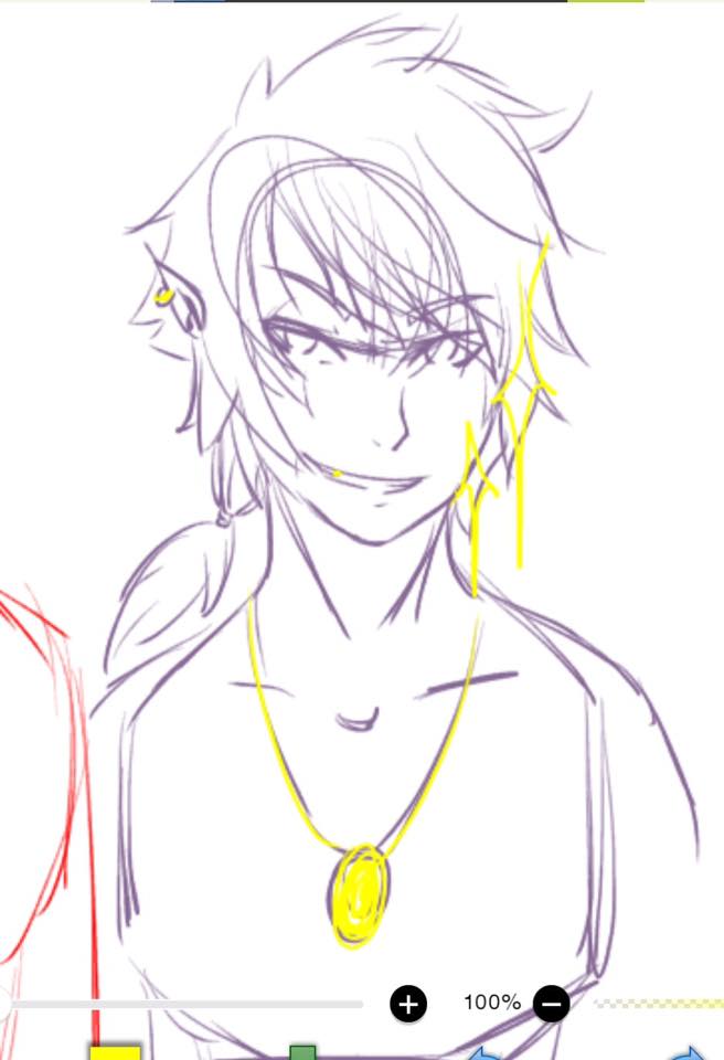 SummonerKavyn's tweet photo. haha, an old sketch of bart from a while back :P 
"if bartimaeus was a bishonen anime boy" https://t.co/CXzoKghByc