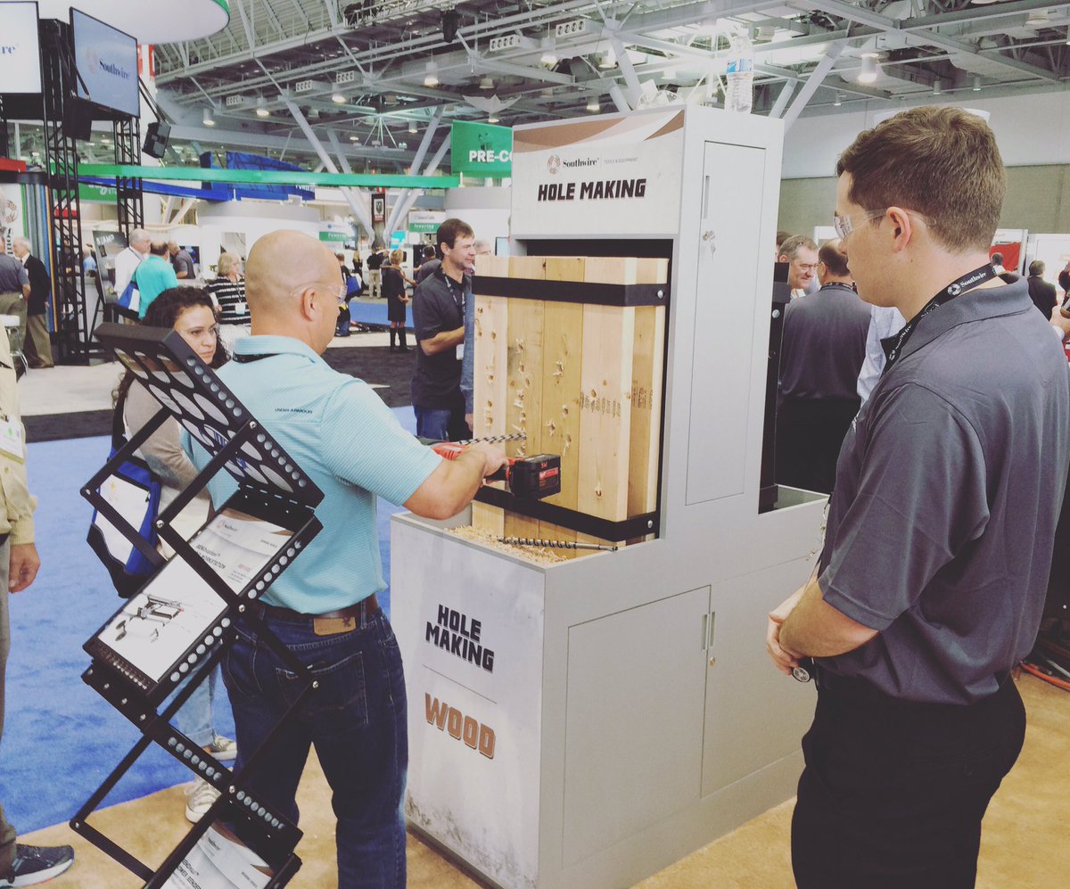 SouthwireTools's tweet photo. We've got your hole making needs covered. #southwiretools #neca16 @necanet #booth227 https://t.co/3fAZlDU5cI