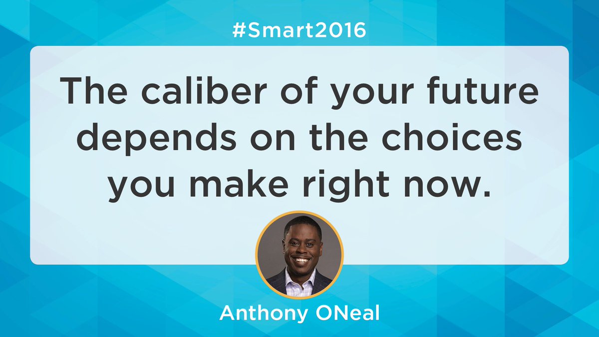 DaveRamseyLIVE's tweet image. "The greatest enemy to your success is your excuse." @AnthonyONeal #Smart2016 #ItsThatSerious