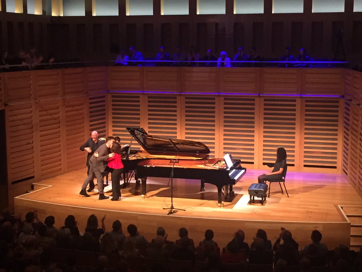 LondonPianoFest's tweet photo. 👏🏻👏🏻👏🏻 Superb world premiere of @nicomuhly's 'Fast Patterns' by @owenpiano and @KatyaApekisheva! @KingsPlace #TwoPianoGala #LPF2016 🎹🎉🎹 https://t.co/G7NBaxuxy0