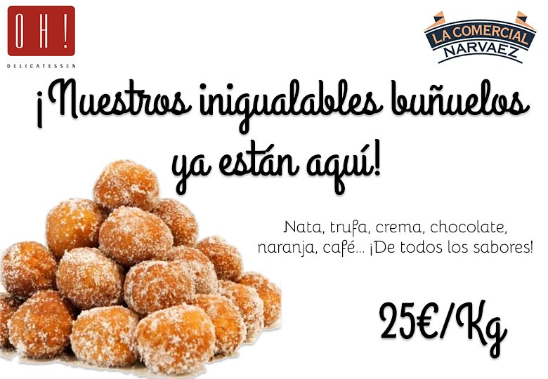 ohdelicatessen's tweet photo. ¡Nuestros inigualables #buñuelos, de la mano de #BarónBriguetón, ya están aquí! https://t.co/fCTUd3npgJ