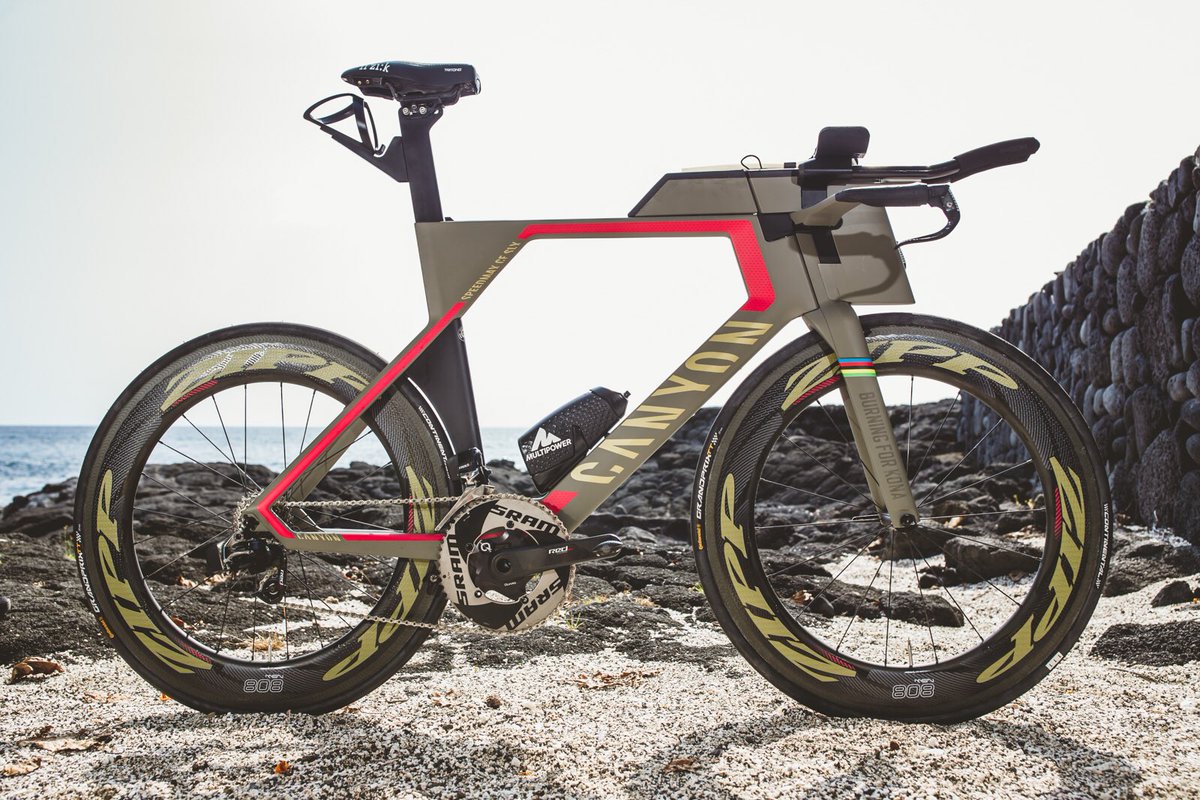 SRAMroad's tweet image. A look at @janfrodeno's #eTap #ZippSpeed @canyon_bikes for today.