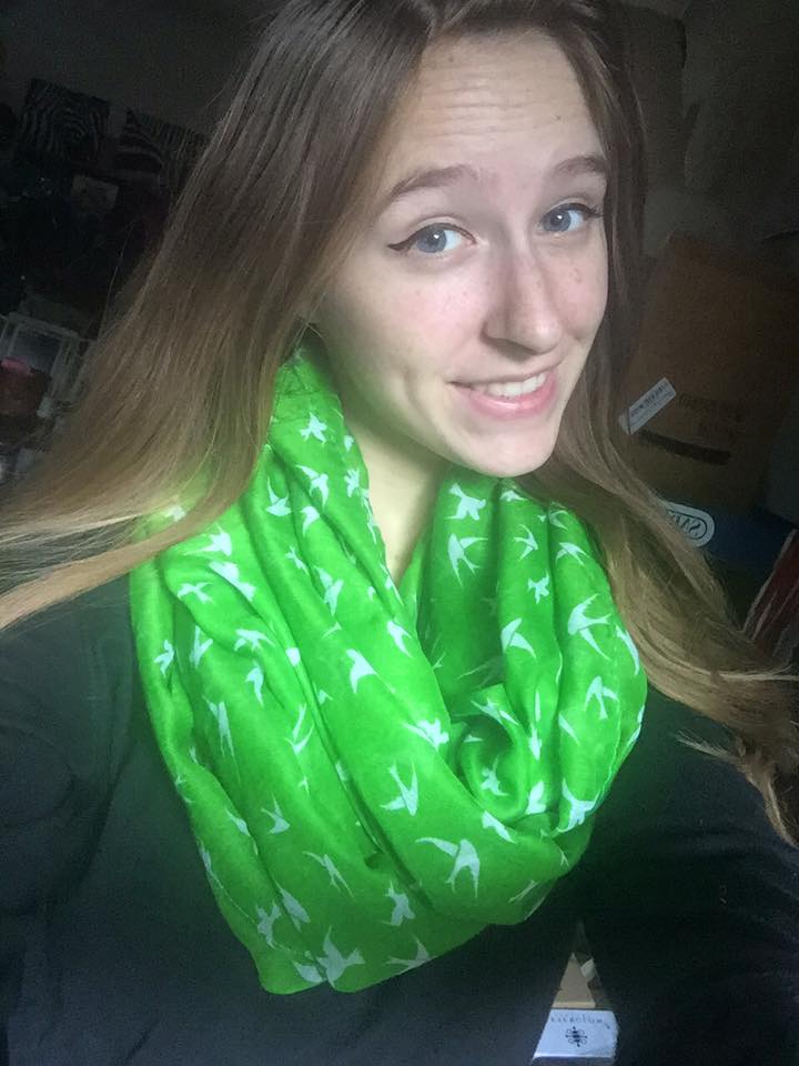 elsiedarling_'s tweet photo. Wearing Leonal's Peace Bird Printed Scarf! Check them out here: https://t.co/nlbc9QCT07 #Fashion #Leonal https://t.co/GevUZeipmm