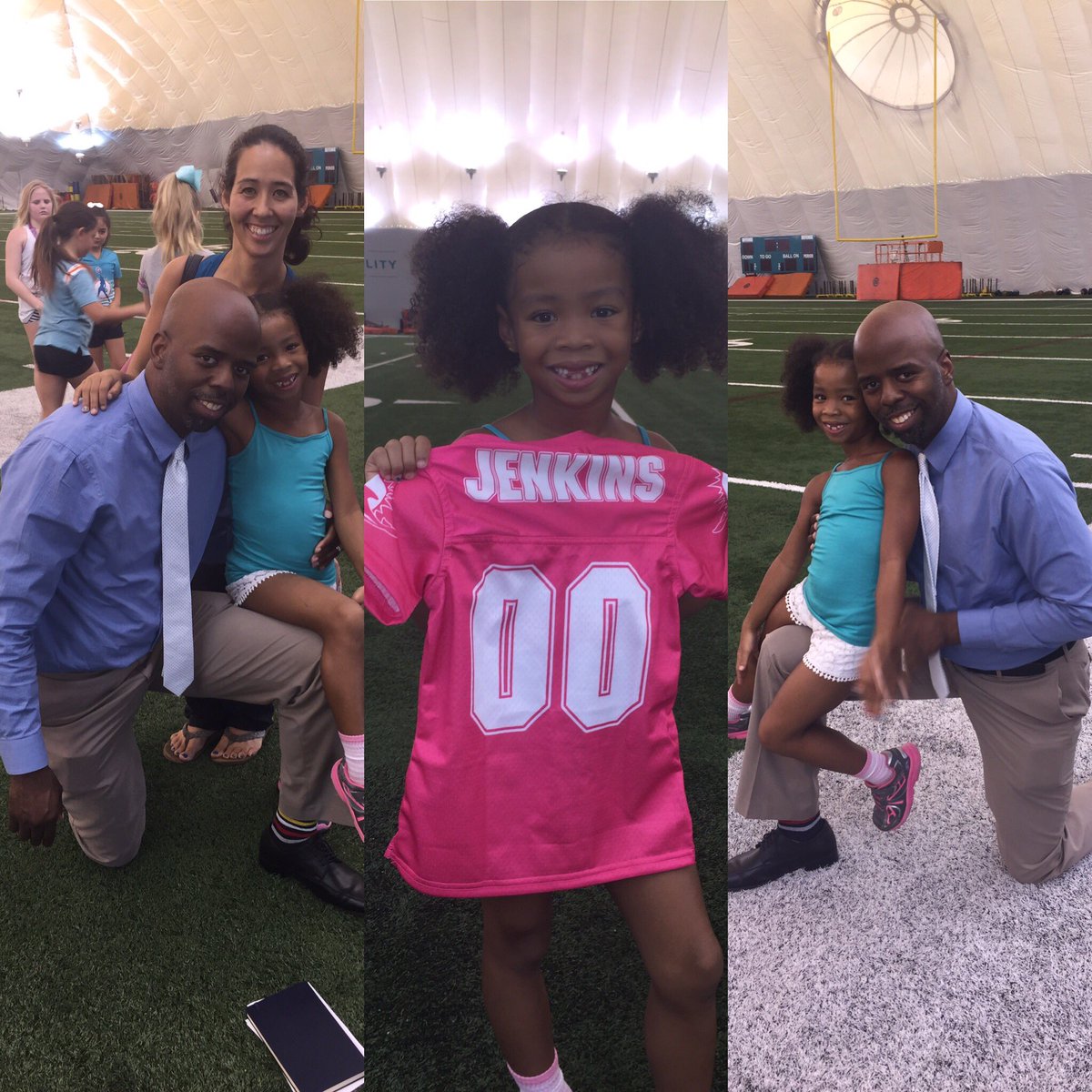 jasonljenkins's tweet photo. Liya getting ready for her cheerleading performance tomorrow @hardrockstadium! #miavsten #dolphins #cheerleaders #needhelpup #cheerdad https://t.co/YdqISI3ufY