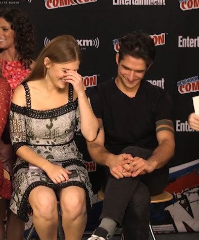 StydiaNews's tweet photo. [PICTURES] Holland &amp; Tyler during their EW interview. #NYCC https://t.co/XJkJsIaAru