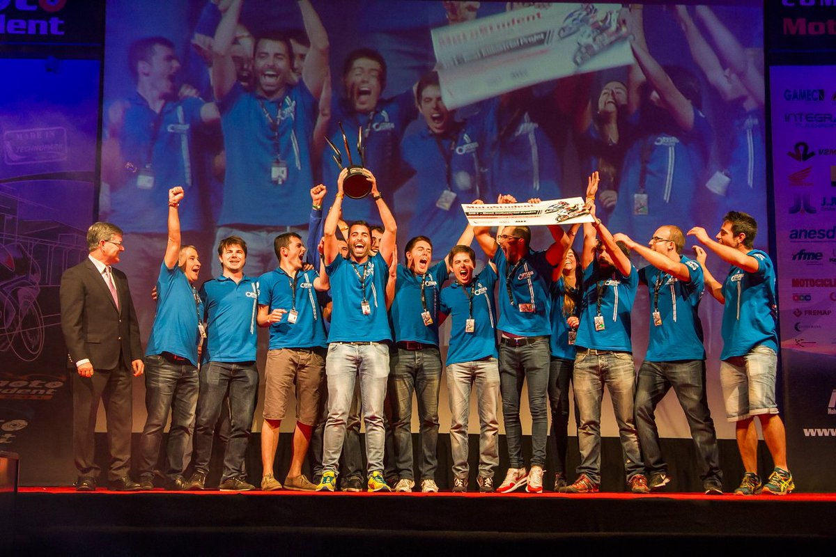 etseib_racing's tweet photo. ¡¡¡¡WINNERS of the Best Industrial Project!!!!

#MS2016 #MotoStudent #EngineeredForRacing https://t.co/R888NQ3kJO