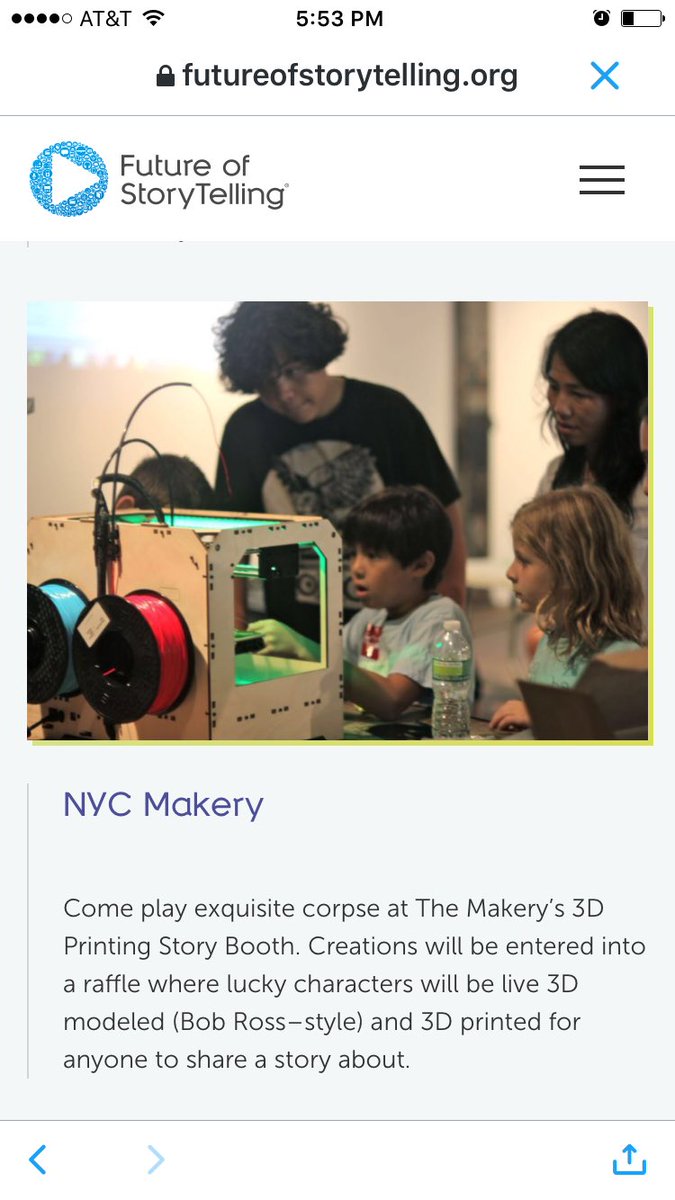 Here we are! Tomorrow 11am-6pm. Free community day! Join the play! #FoSTFEST #story #3D futureofstorytelling.org/fest