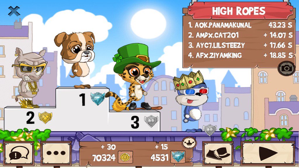 PanamaKunal's tweet photo. Get on my level, son! #funrun2 #cat201 #LilSteezy #ZiyamKing https://t.co/v9Km70puZm