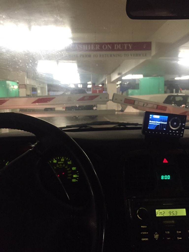 davewaitecomedy's tweet photo. Trapped by the parking garage gate #maxiumoverdrive https://t.co/m7zeEW2sJO