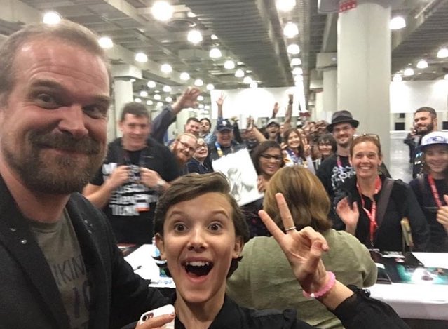 strangerthFR's tweet image. #INSTAGRAM via Millie: "#NYCC c'était tellement amusant! Merci à tous ceux qui sont venus! J'ai été ravie de vous rencontrer!"