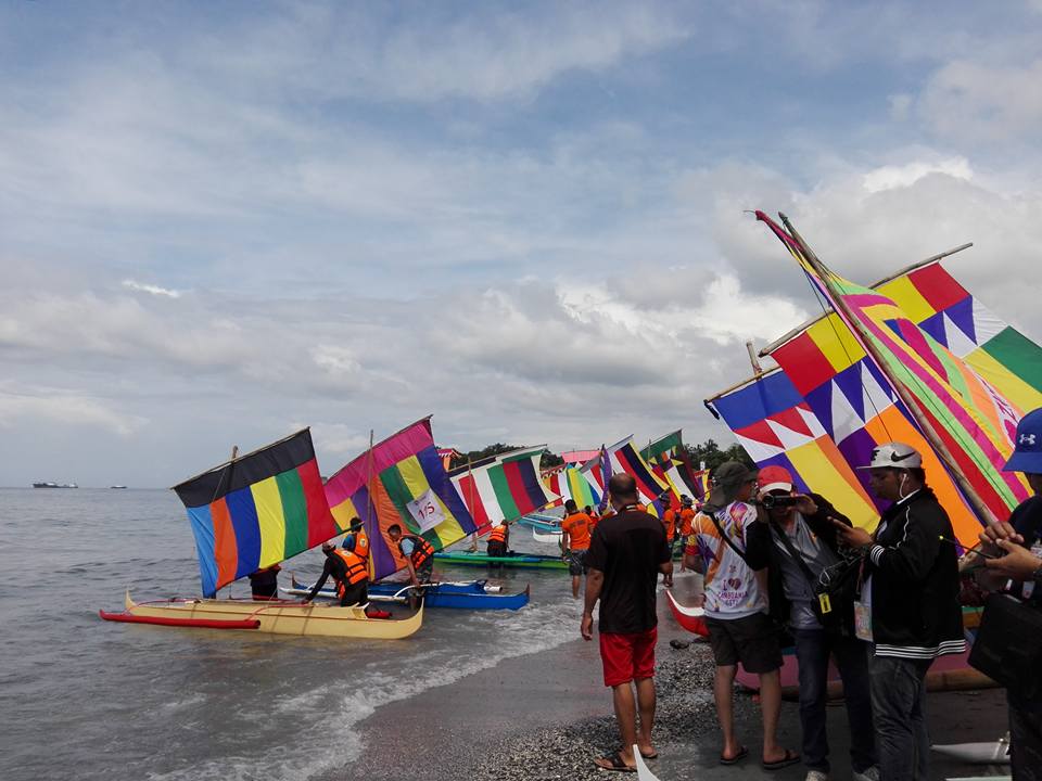 Colorful sails filled the sea in Zamboanga City during the annual ...