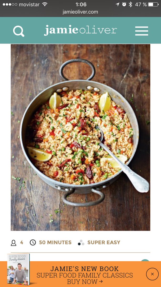 Ana_Fuentes_'s tweet photo. @jamieoliver Perhaps the "jamiella" is super easy, but not the real paella; respect it please https://t.co/iyqkq59KrQ