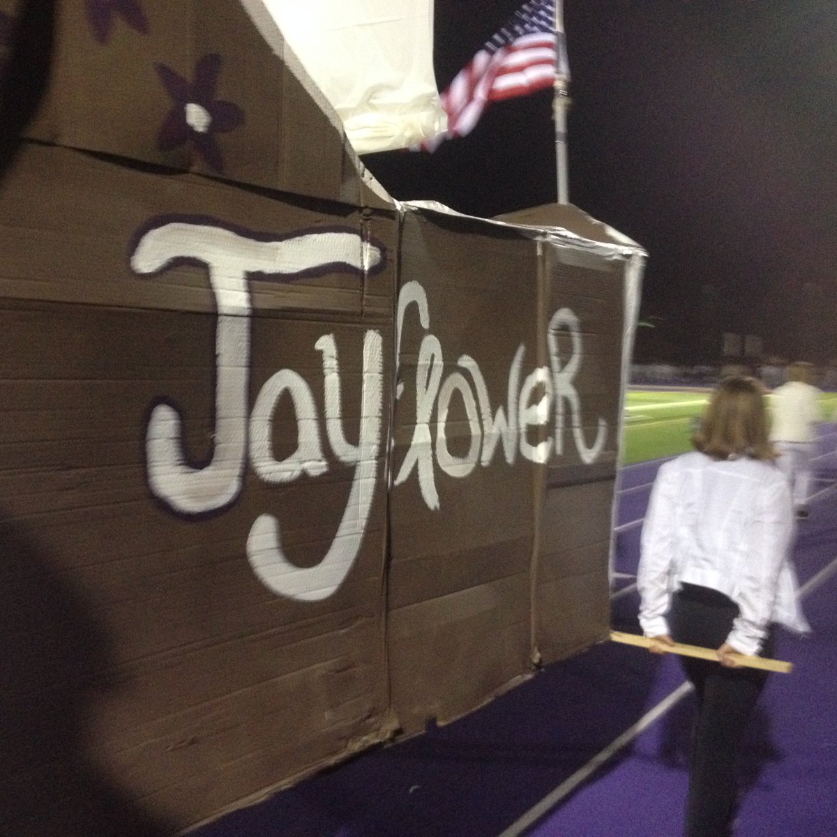 Part of senior float- the Jayflower!
#jjhsHomecoming #kljjhs