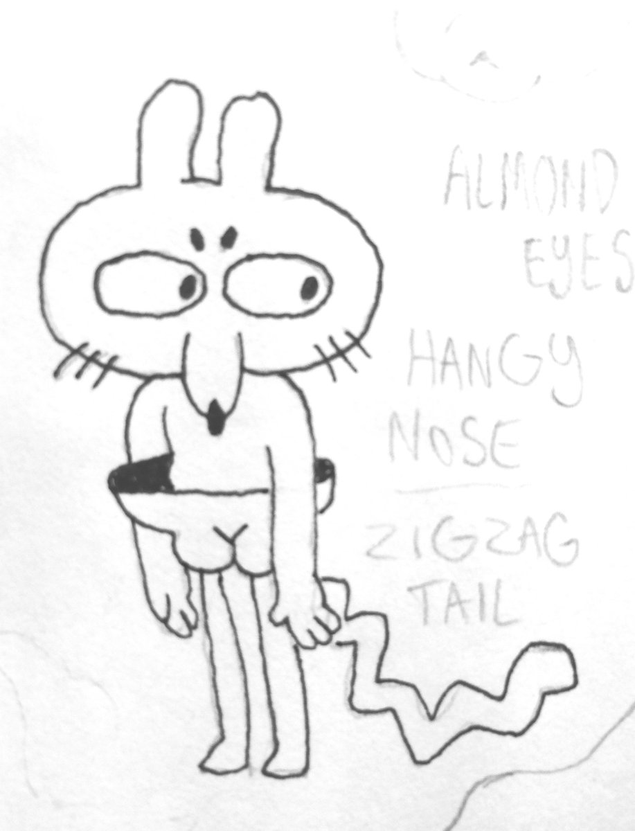 #inktober number seven. The Wonk-Tailed Snimpus 