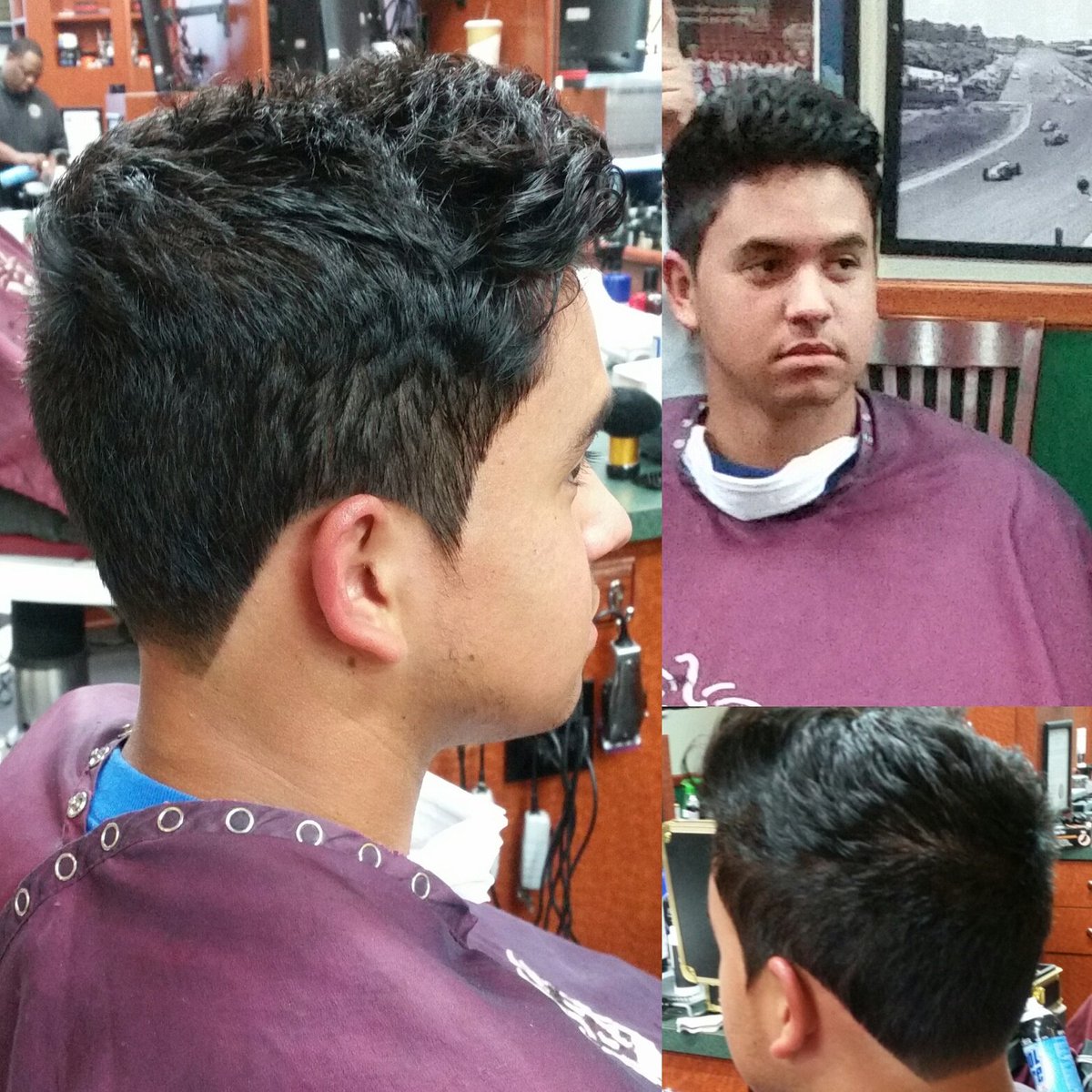 HotSerious's tweet photo. Basic fade messy look IG tt_da_barber #Barberlife #neverstop #ItsInMyBlood #VsBarbershopFisher #Marlos https://t.co/xXvR0JbBuo