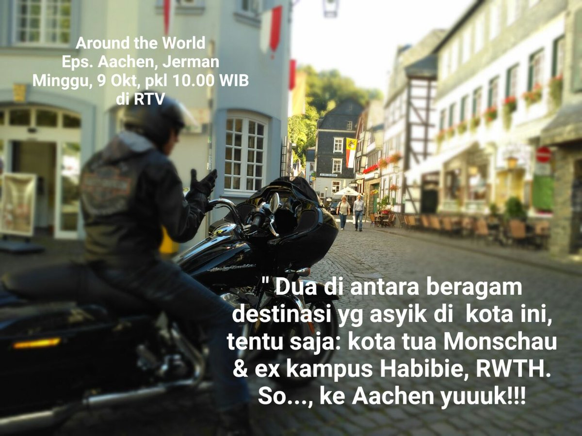 Nonton yaa....keseruan Around The World di kota Aachen...