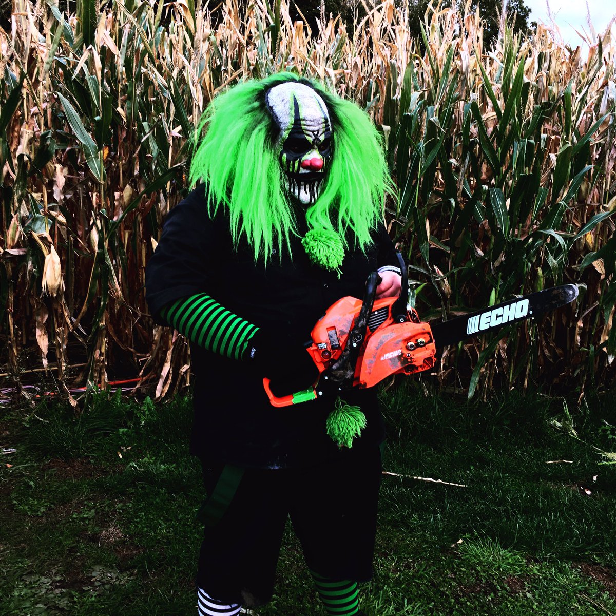 Doors open in a few minutes! #scaredatscreamtown