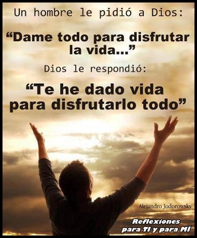 ruizhalvaro's tweet image. Entonces tenemos todo para disfrutar la vida. #recursosinternos #vivirenabundancia