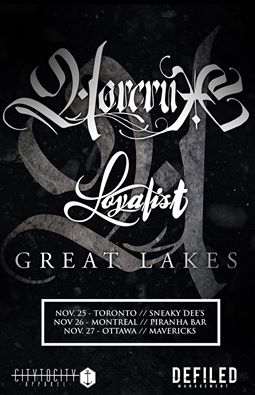 The <a href="/HorcruxOttawa/">Horcrux</a> Weekend run with <a href="/Loyalistband/">LOYALIST</a> &amp; <a href="/greatlakesband/">Great Lakes</a>. Toronto, Montreal and Ottawa.