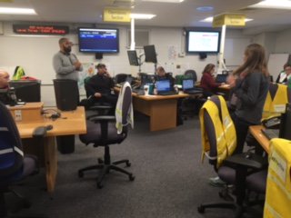 WakeGOV's tweet photo. Here's a look inside our Emergency Operations Center, the brain of our response to #MatthewNC. EMS, Fire, Sheriff's Office &amp; others are here https://t.co/AV001eTlBR