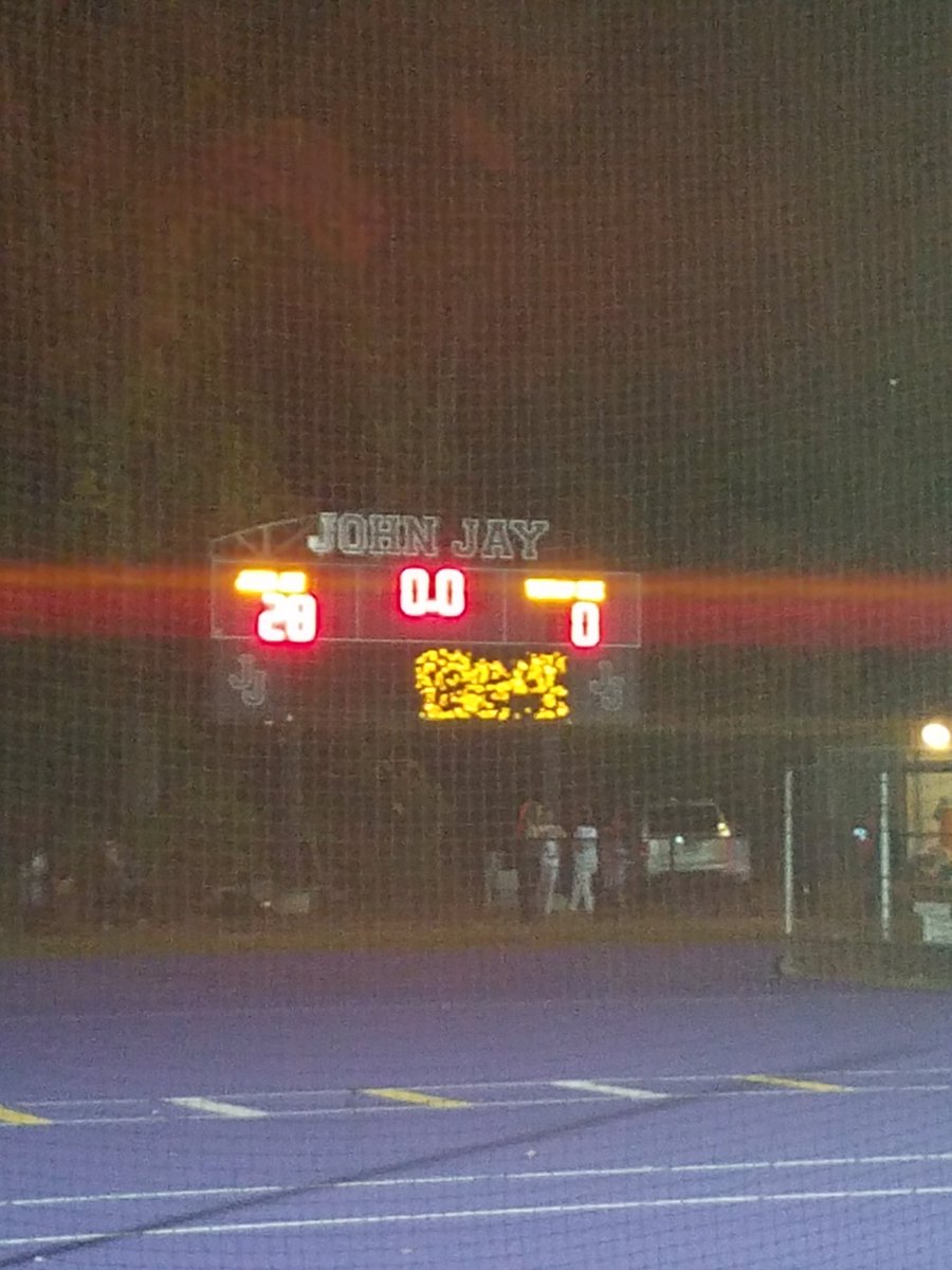 Homecoming 2016 vs. Tappan Zee.  Final Score!   #JJHSHomeComing #JJHS