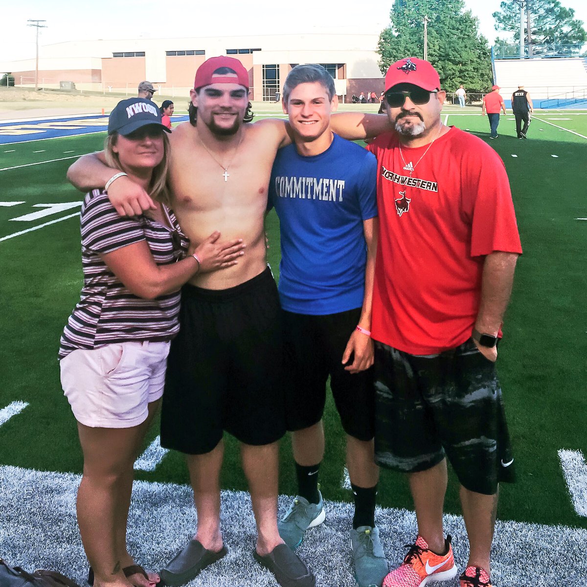 tanya_irwin17's tweet photo. My guys! ❤️NWOSU vs SEOSU game #RRR #Irwinfam #our52 #missingonelilman https://t.co/qwOw3L1dE2