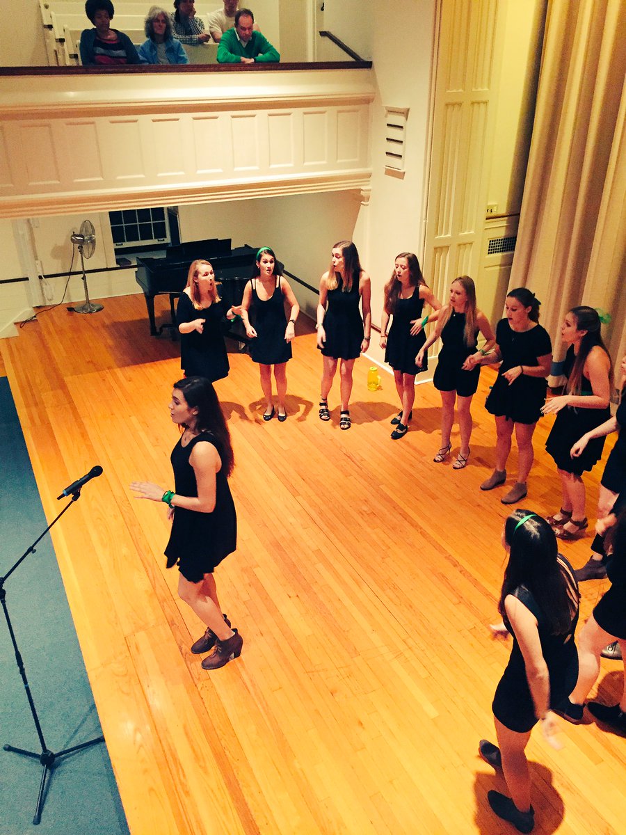HamCollSoftball's tweet photo. Our multitalented sophomore Ursula Castiblanco ROCKED it at the acapella concert tonight! #getscrolled #solostatus https://t.co/qnXKEVOX99