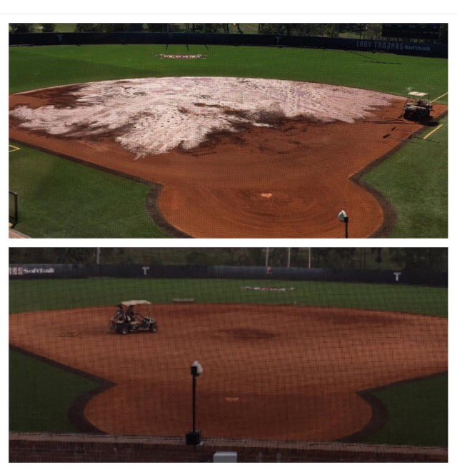 BMullins_1's tweet photo. Before and After! Thanks to everyone for hitting the curveball! And thanks to CHHS for letting us use your field! #bustedpipe #YeahT https://t.co/irdb7WpPhr