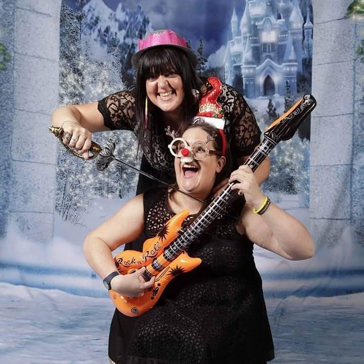HussAtty's tweet photo. @GaryBarlow the reason we are a Superhero duo #ClarAtty we've even got an orange bucket #GetGarytoAttys40th https://t.co/5xlc66N0Mb