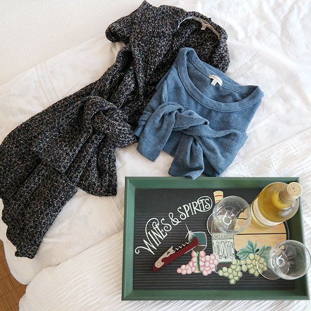 Mododoc's tweet photo. Wine a bit, you'll feel better. #Weekends are best spent with wine and comfy clothes. #WearMododoc #Becomfortable #Saturday https://t.co/K84hEKu12h