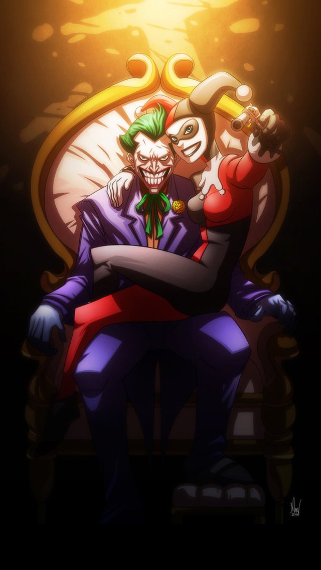 comics lockscreens on Twitter: "- harley quinn and joker lockscreens