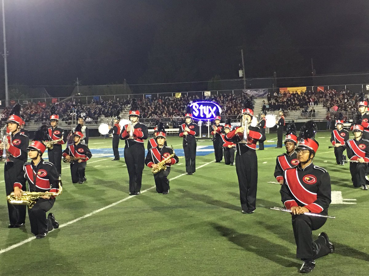 usbands's tweet photo. Domo arigato Pocono Mountain East HS for bringing the music of Styx to the field! π€ #USBands #USBands2016 https://t.co/MitwdaAc4p