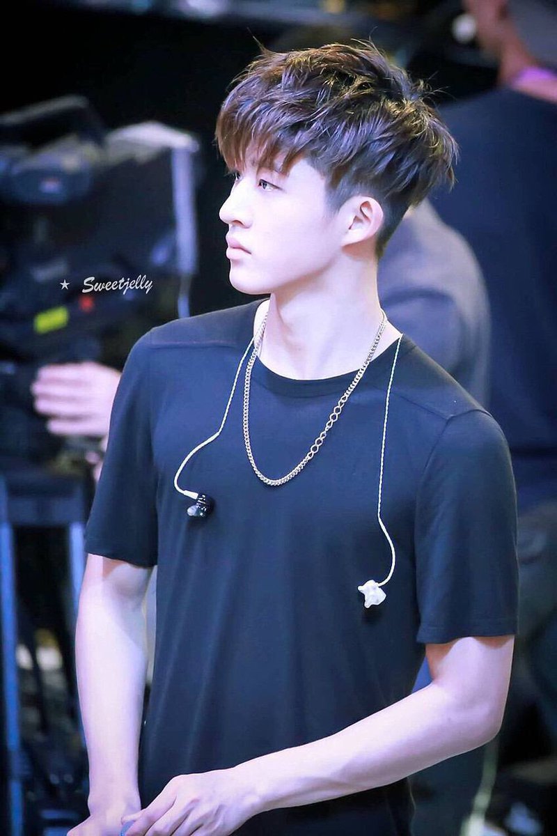 柔らかい iKON ハンビン B.I SUMMER 公式グッズ ストライプ Tシャツ