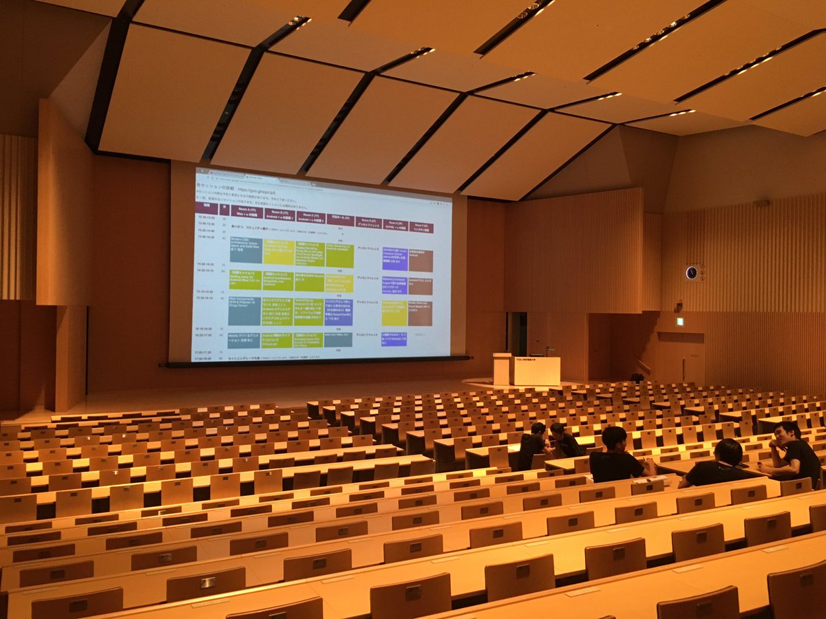 taquo's tweet image. 今日は、様々な技術コミュニティの方が一同に集まり主催する、技術者の方の秋祭り、DevFest Tokyo が開催！#devfest2016