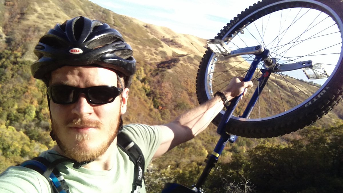 dren_braves's tweet photo. Few things give me more pleasure than a good mountain unicycle ride #unicycle #muni #krisholm #beUTAHful https://t.co/AYcfaGWhDD