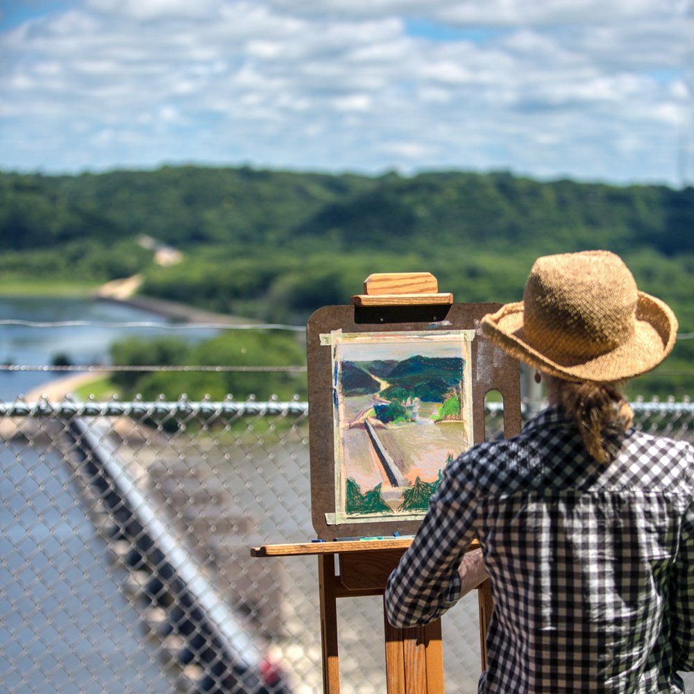 JuliensJournal's tweet photo. "#BluffStrokes Plein Air #Paint Out": https://t.co/EpWwJiaYnE #Dubuque #Iowa #Midwest #Painting #Arts #Art #Artists #FineArt #Outdoor https://t.co/1fkIFFujJT