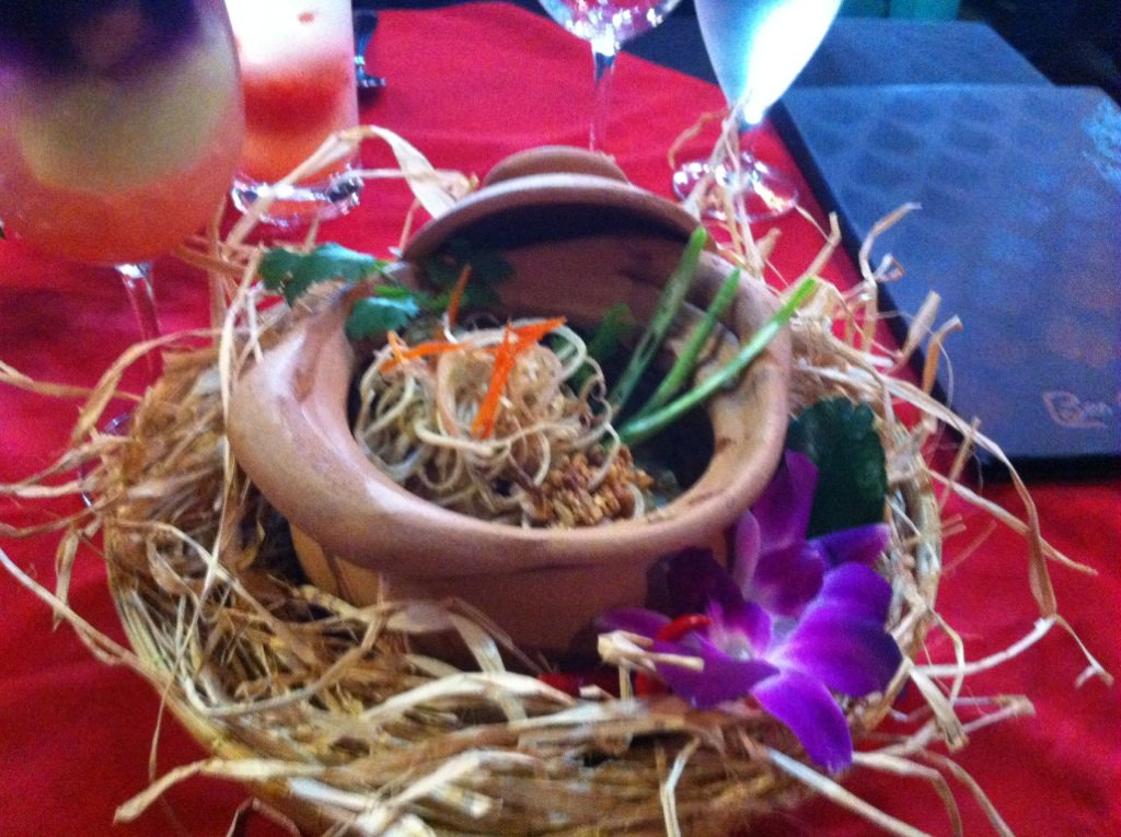 CDBasso's tweet photo. Next up in @vanfoodster's #SpaghettiChallengeYVR is @BanChokDeeThai's festive creation! #Vancouver #YVR #Food #thai #Spaghetti #Pasta https://t.co/z385caBmqd
