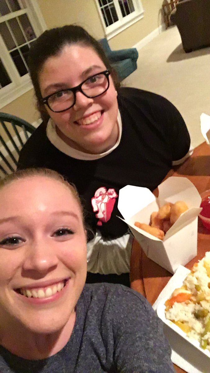 carlypalicz's tweet photo. first time seeing bae since we parted ways for college and of course we had a chinese date!!! https://t.co/gfFcit9TSL
