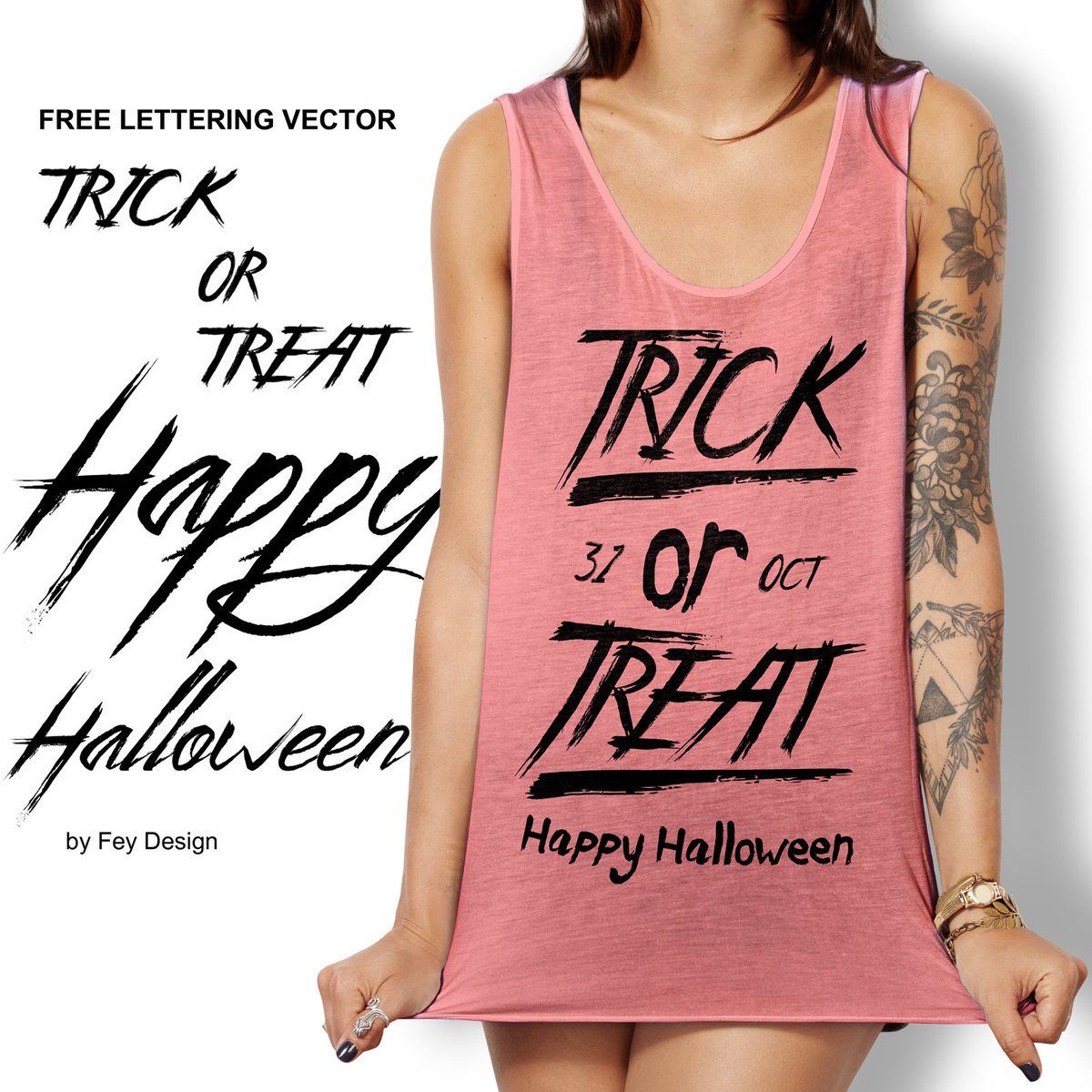 feydesign's tweet photo. Free Trick Or Treat Lettering https://t.co/uJq4NN4usI
 #trickortreat #lettering #font #fonts #design #tshirt #feydesign #typography #free https://t.co/ke0XHVBdCd