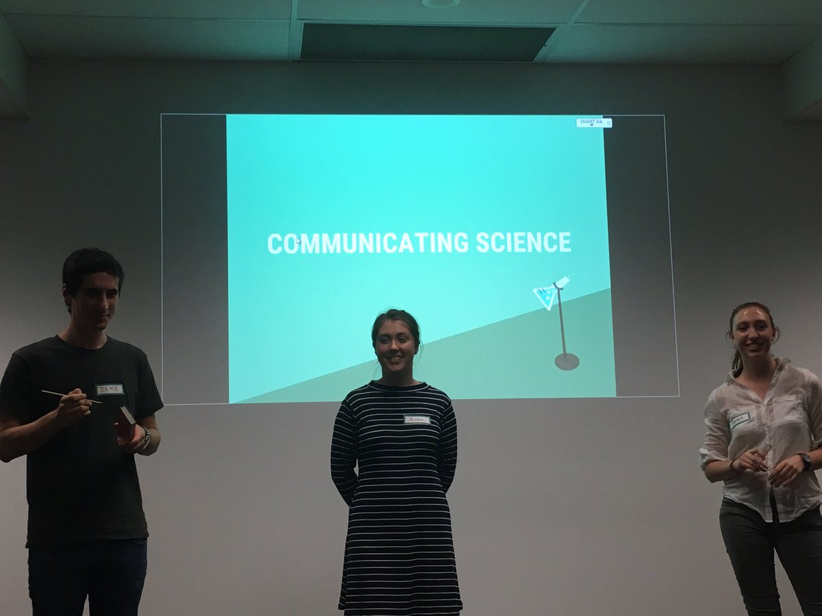 Dan_Malk's tweet photo. Throw back to last Thursday! Thank you Vox presenters @MonashGC for an awesome workshop on "How to speak science" #science #memory #scicomm https://t.co/twcpAhU820