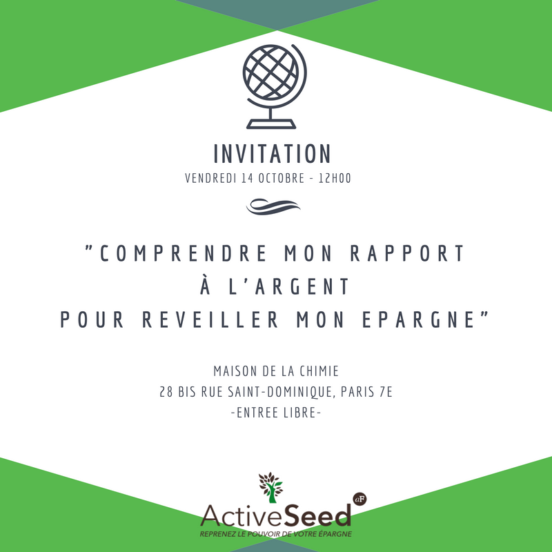 Active_Seed's tweet photo. Comment comprendre votre rapport à l'#argent ❗ [Entrée libre] https://t.co/L7IImik1gJ #fintech #épargne #débat #startup #consei https://t.co/54Ioqtnd21