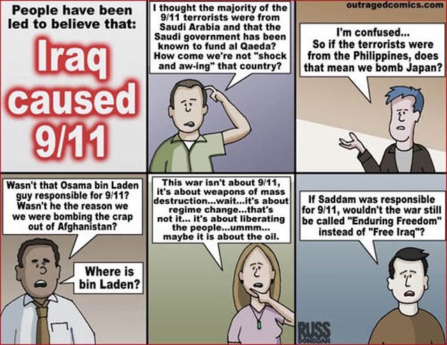 BedlamBeat's tweet photo. @BedlamBeat #G8Links #FFWars #FalseFlagWars #WW3 #911FF #ManufacturedDeception #ManufacturedWars #Iraq The Day We Became Sheeple https://t.co/Tz219M0yYy