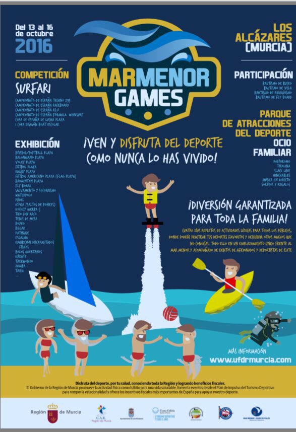 ufdrmurcia's tweet photo. Ya falta poco para los #MarMenorGames con la participación de partido exhibición del Campeón actual de Fútbol⚽️Playa⛱ y torneo de base ⚽️️⛱. https://t.co/cDdt9gm4Qd