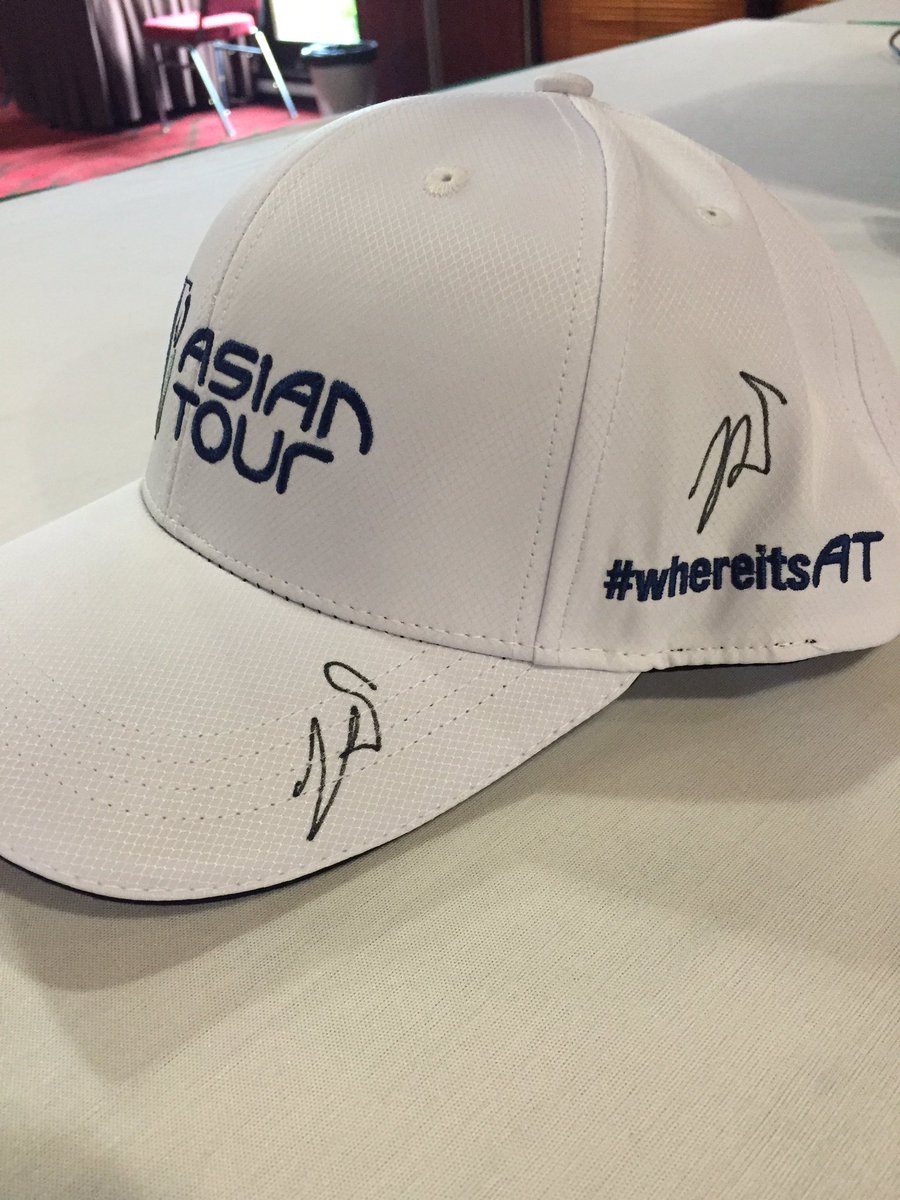 asiantourgolf's tweet image. Want to win an autographed cap by our new winner Poom? Simply retweet this! Winner will be selected randomly. @IndoMasters #whereitsAT