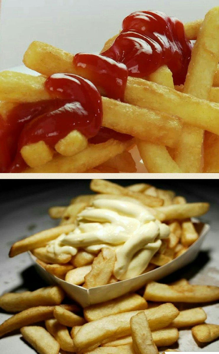 PabloDeTorresFM's tweet photo. ¿Qué tipo de persona eres?
RT - Patatas con ketchup, bien de kepchup!!
FAV - Patatas a tope con mayonesa!! https://t.co/JgkjBi7XGq
