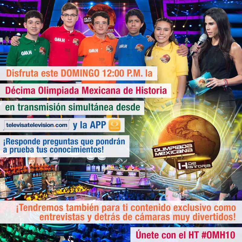 AnaMadelaTorre's tweet photo. Mañana 12 del día https://t.co/OhuMFt6B0D y App TV #OMH10 con @Paola_Rojas_H @fundtelevisa https://t.co/ET4VEI3aMF