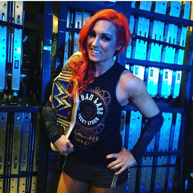 HediraK's tweet photo. Get well soon @BeckyLynchWWE  !! Kick that Ass !! 😇😈 
#lasskicker #beckybae https://t.co/XI5AWlj5ng