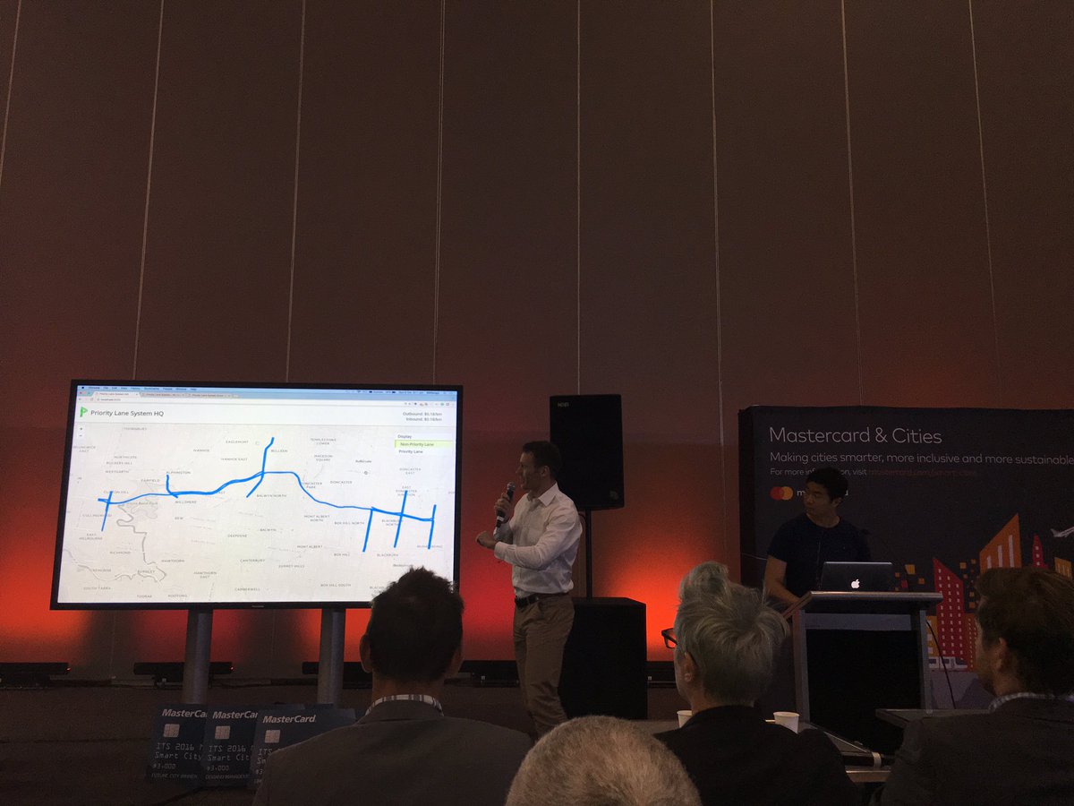 AmandaStrevens's tweet photo. #ITSHack #ITSWC16 one of finalists - paying for 'Priority Lane System' #Mastercard https://t.co/Rk8JuOP70F