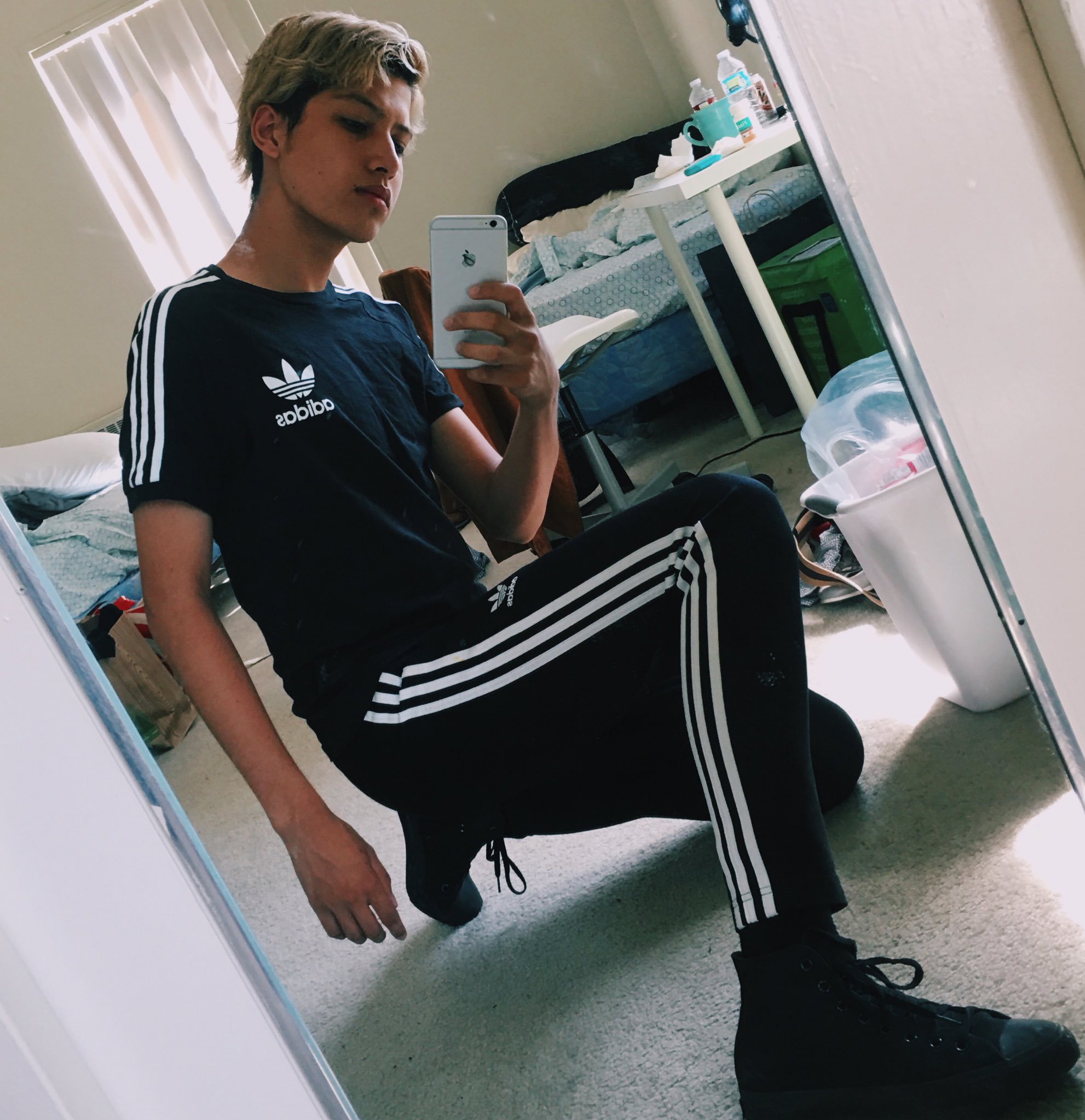 Adidas t shirt top tumblr for boy