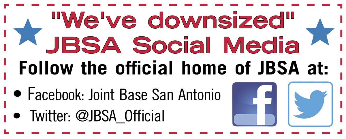 We have a new home on social media for JBSA news &amp; information! Starting today, follow us <a href="/JBSA_Official/">JointBaseSanAntonio</a> for everything JBSA!